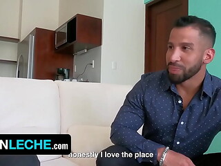 Latin Leche - Octavio Welcomes Ragel &amp_ Lucca to the Cancun paradise where clothing is optional Part1
