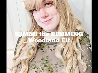 Kimmi the Rimming Elf does a DEEP CLEANING of her human'_s ASSHOLE before SWALLOWING a LOAD OF CUM