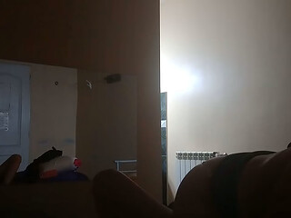 Grabe con el celular a puta en motel
