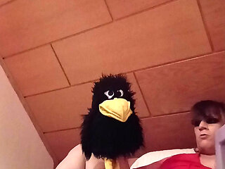 Who will go crazy here... the raven or me..