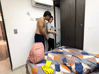 Big Ass Latina Maid Fucks Boss While Cleaning House - ManuelaAlvarez