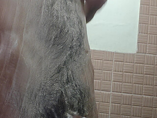 In bathroom big dick