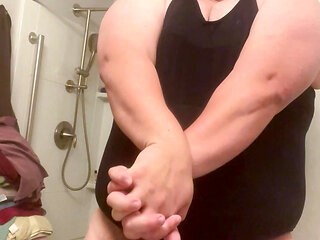 Heavy Trucker Bubba Burly Chub Strips Nude & Pounds Out A Heavy Load