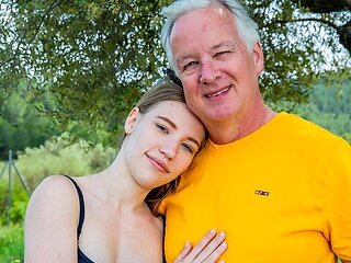 Maya Sinn's natural tits trailer by Beauty and the Senior