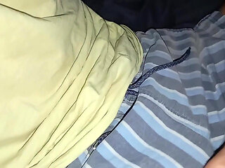 This Guy's Insatiable Cock Is Masturbated with His Feet and Fucks the Couch