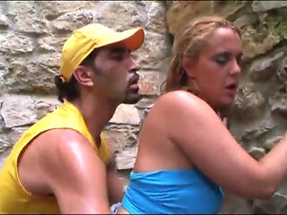 Big ass blonde babe loves the dick in pussy in mouth