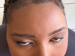 Big Ass Ebony Girl Called Her Personal Trainer Over to Rip Her Yoga Pants and Fuck Her
