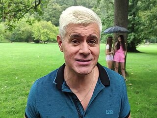 Brunette teen Mary Popiense and her friend Alisa Horokova fucked by Porno Dan