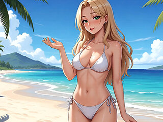 Caribbean Valentine Getaway (Anime Hentai POV)