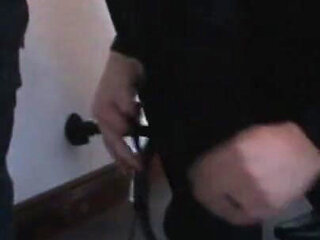 Humiliating whipping bondage