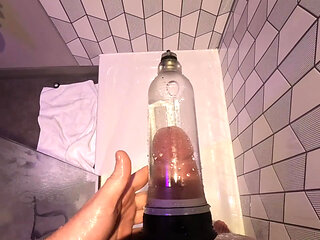 POV Morning Cock Pump with a Big Bear Body