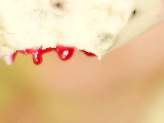 Eating in Braces, Food Fetish Video Devour