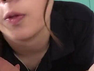 19-old Japanese Slender, Amateur, Blowjob and Pussy Cumshot Sex. Uncensored, Asian, Hentai, POV, School Uniform Cosplay.