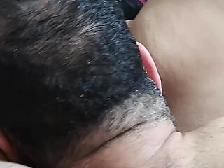 A Saudi Man Licks His Wife's Big Pussy Before Fucking Her