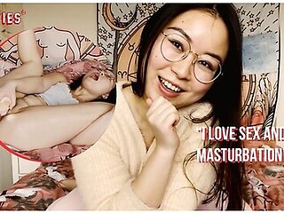Cute Chinese Girl Was Super Happy To Make A Masturbation Video For Us