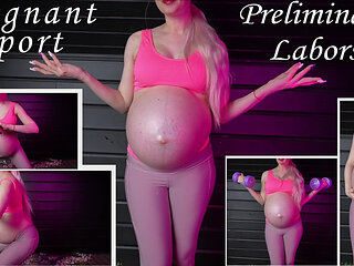 Pregnant Sport Coach and Labors on the Last Weeks