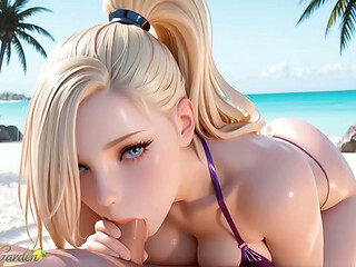 Ino Yamanaka Gets Fucked Hard on Summer Vacation. Naruto. Ai generated 3d hentai
