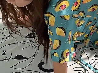 Excited Stepfather Films His Sex with Stepdaughter. Real Amateur Homemade