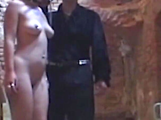 German BDSM - Slap ass anal outdoor