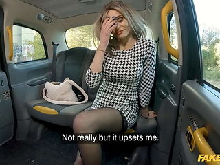 Fake Taxi Step Mom Blowjob & Hardcore Fuck - Blonde MILF Laura Crystal Rides Big Cock