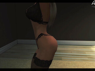 Dance Party Futa Dominate Male - FutaXMale - Anais57