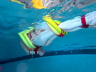 Bratty Lucy's Wet Punishment: Rope, Clamps & Noodles