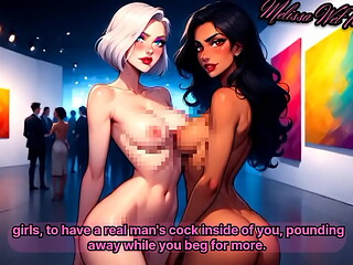 Sissies only watches censored porn - AI JOI