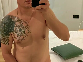 jerking off at the hotel