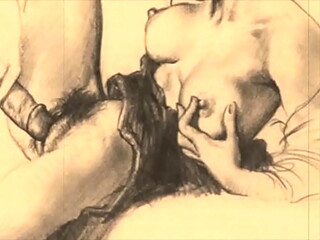 vintage erotic drawings