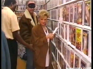 Aline at the sex shop: