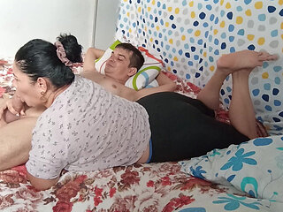 Sucking Lying Down