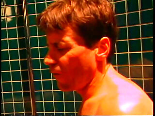 Horny babe likes it when her tight holes are double penetrated by two huge cock