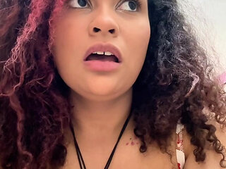 Curvy Latina Farting in Cute Pajamas