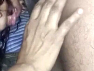 Delicious Big Ass Brunette Cock Blowjob