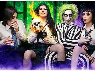 Beetlejuice Xxx Parody With Nikki Slick, Elias Cash And Anna Starr