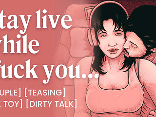 ASMR Audio Porn: Gamer Girl Teased Live With a Vibrator Then Fucked By Her Boyfriend - Dirty Talk & Oral - Erotic Audio Rol