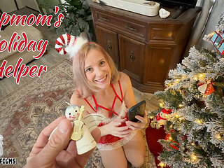 Stepmoms Holiday Helper - Jane Cane, Shiny Cock Films