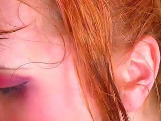 Ginger Cookie Wontherine Enjoys Rimming and Blowing Santa Toby Dick!