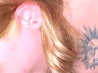 I Spit in the Hot Blonde's Face and Came on Her Pussy