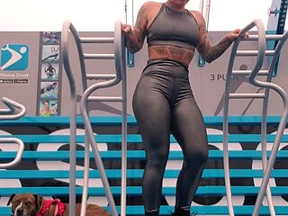 Blonde Laura Crystal with big boobs