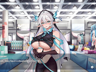 Hentai Game - Married Woman Cosplays Her Vtuber at Event & Has Sex - V-Lover