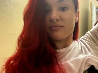 Great Big Boobs On Masturbating Redhead