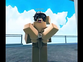 Follando a lindo femboy callejero en roblox