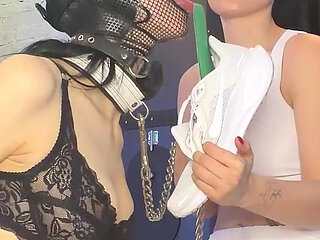 The Mistress Returns From Her Jog with Very Sweaty Feet