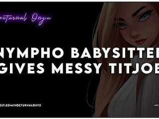 Car Toon - Babysitter Uses You & Then Makes You Cum With Her Tits Asmr Roleplay