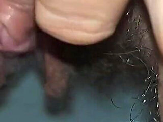 She Peed and Wiped Her Wet, Hairy Pussy