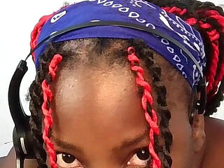 This Little Ghetto Ebony Thot Loves Spending the Night in Her Room Deepthroating the Dildo She Needs Cum in Her - Mastermeat1