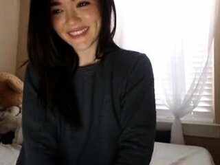Webcam Asian chick anal masturbation tease
