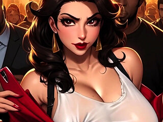 Big Titty Tifa Loves Sucking Black Cock In Spicy Toons: Tifa In A Mosh Pit