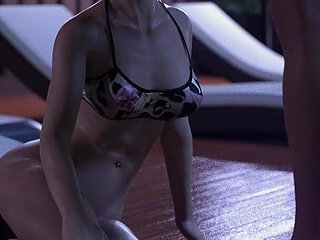 Horny Stepbro Have Fun with His Stepsis When Everyone's Aslep - Midnight Paradise